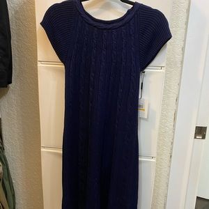 NWT Very cute navy blue sweater dress